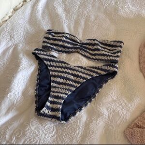 White & Blue Hollister Bikini
